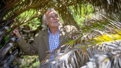 Santi Santos, fotografiado en las instalaciones de La Voz en Sab�n