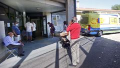 El centro de salud de Baltar, en Sanxenxo, en una imagen del pasado verano