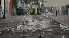 As� quedaron las calles de la villa tras la celebraci�n