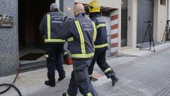 Imagen de archivo de los bomberos en otro operativo