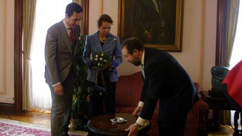 Recepcin a los Duques de Lugo en el 2001.