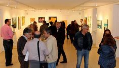 El alcalde de Bri�n asisti� a la inauguraci�n de la exposici�n �So�os� protagonizada por once artistas. 