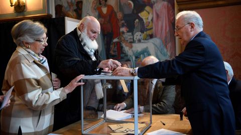 Primera vuelta de las elecciones presidenciales de Francia.