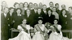 La reina de las fiestas del San Froil�n del a�o 1950 era del barrio lucense de Recatelo