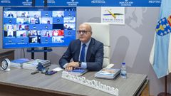 Jos� Manuel Baltar asiste a la reuni�n telem�tica del Eixo Atl�ntico