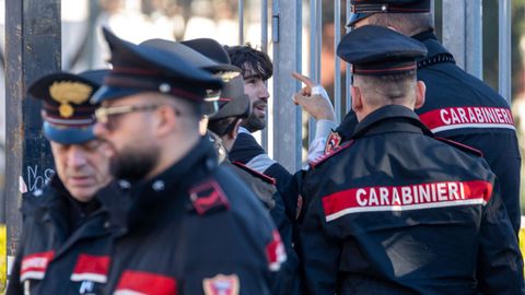 Imagen de archivo de los Carabinieri de Italia durante una actuaci�n