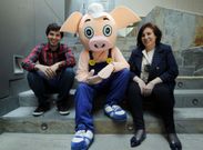 El Porqui�o Maior, que ya es como de casa, visitar� esta semana los colegios de Vilagarc�a. 