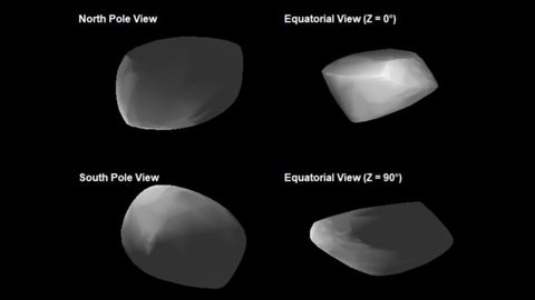 Imagen del asteroide 'Ra Shalom' analizado por el Instituto Universitario de Ciencias y Tecnologas Espaciales de Asturias (Ictea)