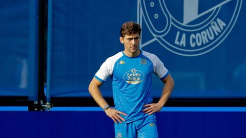 Gragera, en un entrenamiento