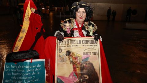 Entronizaci�n del dios Momo en A Coru�a