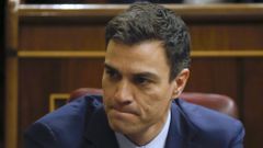 Pedro S�nchez: �Cumplir� con mi palabra cuando se cumpla la imputaci�n con delito�