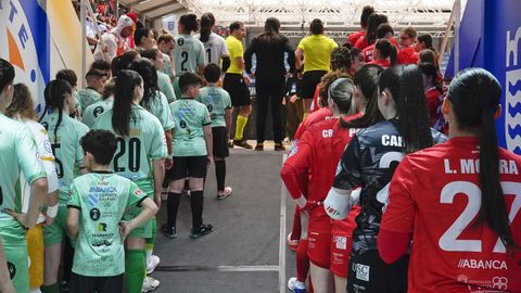 Final de la Copa Galicia 2026 entre Poio Pescamar y Castro Bloques Cando disputada en Pontevedra