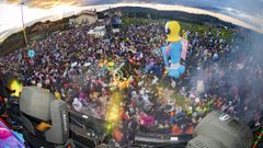 Uno de los instantes vividos el a�o pasado en Bu�o, Malpica