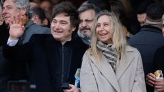 Javier Milei con su hermana Karina, secretaria general de la Presidencia