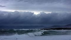 Borrasca Ingrid en Corrubedo