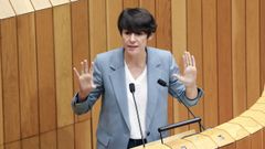 Ana Pont�n, en el Parlamento.