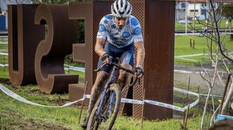 El ciclista vigu�s Samuel Gonz�lez, en una imagen de archivo.