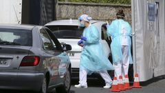 Pruebas PCR en el Hospital Novoa Santos