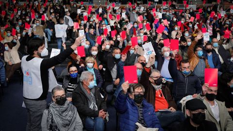 Aspecto que presentaba la asamblea del BNG