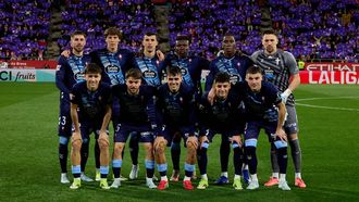 Formaci�n inicial del Celta ante el Girona este domingo en Montilivi.