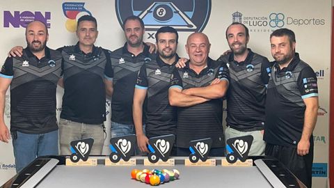 Emilio Rego, Luis Dayán, Ignacio Fernández, Javier Catoria, Óscar Jaime, Micael Timiraos y Félix Méndez.
