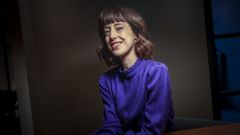 Irene Vallejo, retratada el pasado mes de mayo en Buenos Aires.