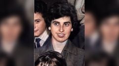 Lourdes Doval, en una foto antigua tomada por Mr. Langtry en el London Institute de Ferrol de la Plaza de Espa�a.