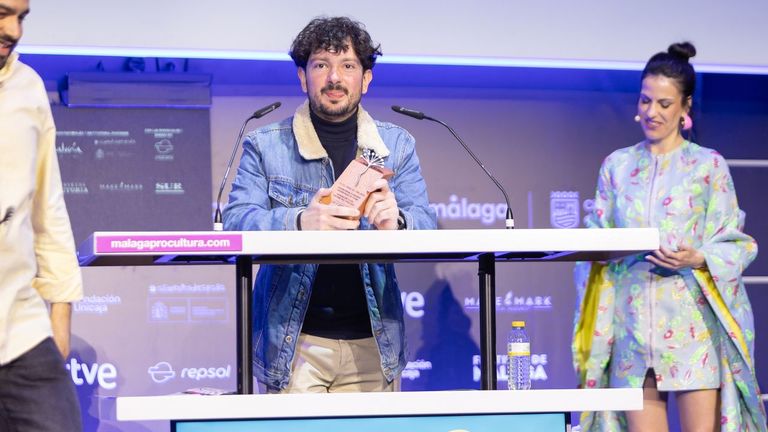 Discurso de Varo L�pez, tras ganar el Premio del P�blico en el Festival de M�laga