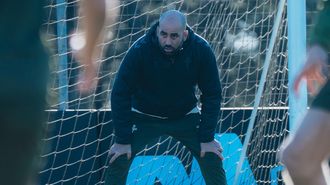 Claudio Gir�ldez, durante el entrenamiento del Celta de esta ma�ana en la Cidade Deportiva Afouteza.