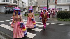 Os Conformistas de Conxo animaron ayer las calles de Compostela.