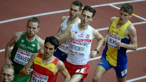 Imagen de la primera ronda de los 1.500 metros en el Europeo de Praga.