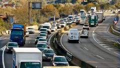 Imagen de la autov�a entre Vigo y O Porri�o