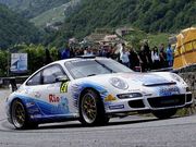 Vallejo, en una prueba en Chantada en verano.