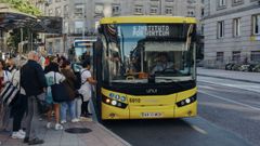 La lnea 1 (antes 1A) volvi a estar saturada de pasajeros en las horas punta.