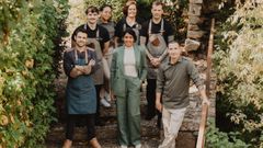 Equipo del Pazo de Toubes, con el chef Jos Carlos Gmez Macieiras al frente