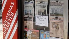 Un kiosco de Gij�n ofrece el servicio de entrega de prensa a domicilio