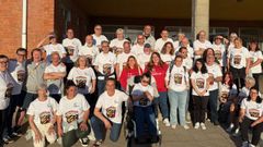 Las 40 camisetas y chaquetas fueron elaboradas desde �Juan Mar�a Sin Etiquetas�, el programa de formaci�n dual del centro de Parada.