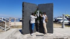 Foto de archivo en un homenaje a Carballeira en Bueu
