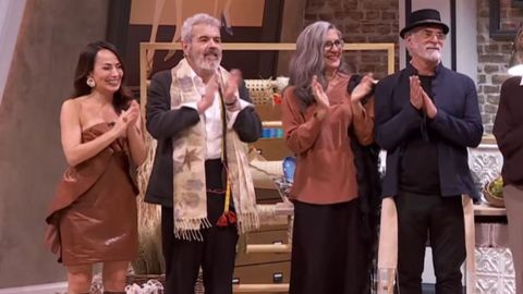 Lorenzo Caprile, con el fular de Belategui Regueira