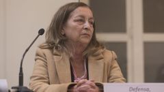 Carmen Merino durante el veredicto del jurado por el caso del asesinato de su marido.