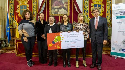 Ganadores del Premio TalentUO-Santander a la modalidad de�Transferencia.