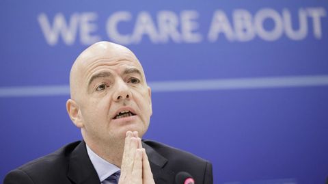 El secretario general de la UEFA, Gianni Infantino