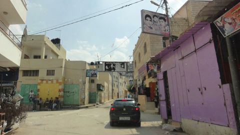 Campamento de refugiados de Yen�n, escenario del rodaje de la pel�cula.