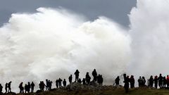 Olas en Llanes (Asturias)