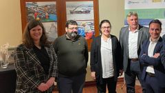  La directiva de Opmega con C�cile Fouquet, del Consejo Consultivo de Acuicultura