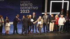 Imagen de archivo de una de las ediciones de las distinciones al m�rito deportivo de la Xunta de Galicia