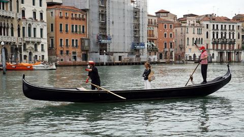 A partir del da 3 en Italia no habr restricciones de movimientos. Por ahora, en ciudades tan dependientes del turismo como es Venecia, empieza a verse cierta actividad