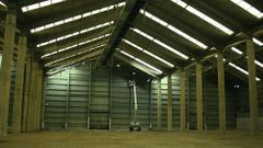 Vista de la navede la Autoridad Portuaria en Caneli�as