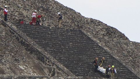 Tiroteo en el parque arqueol�gico de Teotihuac�n, M�xico