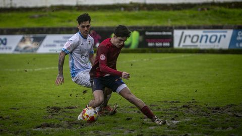 Samu (en una imagen del partido frente al Estradense) ser� baja en el choque ante el Barco.